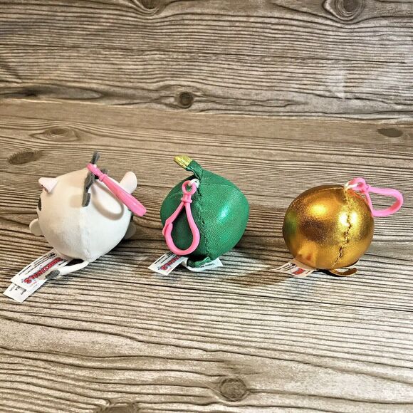 Lot of 3 Squeezamals Micro Plush Toys Clip-On Keychains Stuffed Soft Squishy - Picture 6 of 8